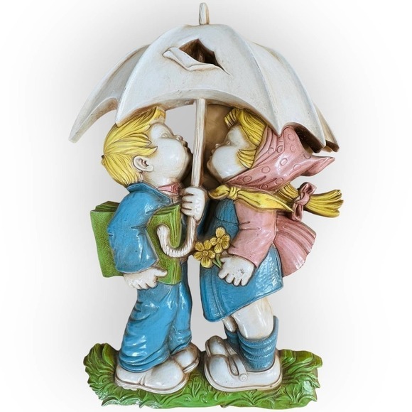 Vintage 80s Homco Children’s Wall Plaque Nursery Pastel Decor - Picture 4 of 7